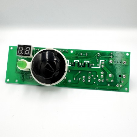 Control board with thermostat