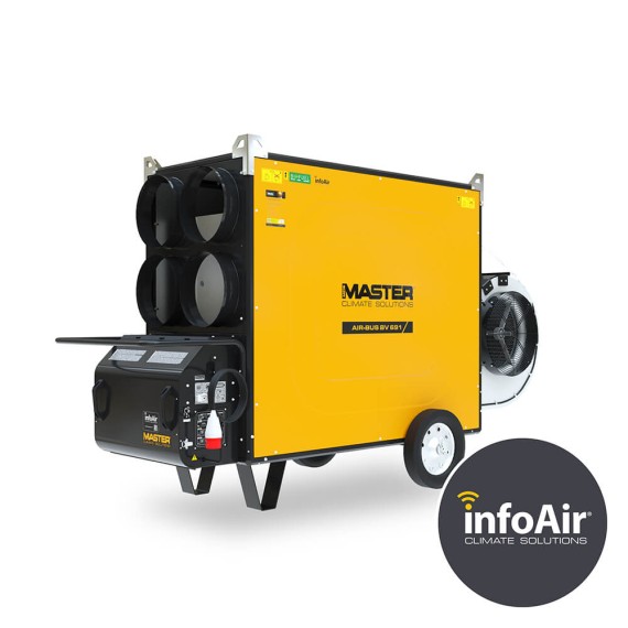 Nagrzewnica powietrza Master BV 471SR INFO AIR- 4drożny