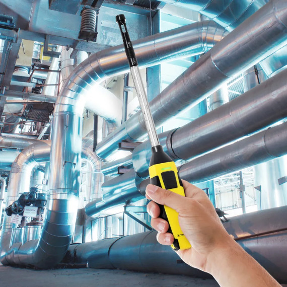 Anemometr żarnikowy BA30WP obsługiwany smartfonem