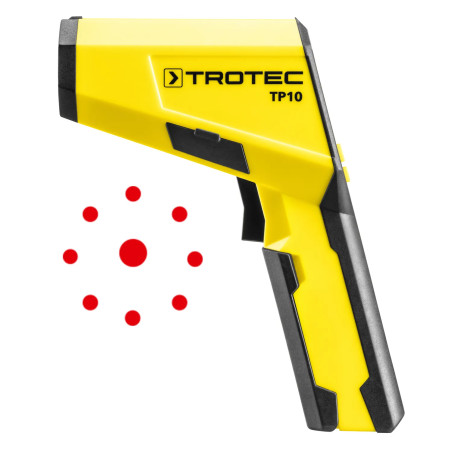 Podczerwony termometr / pirometry TP10 wielopunktowy z laserem